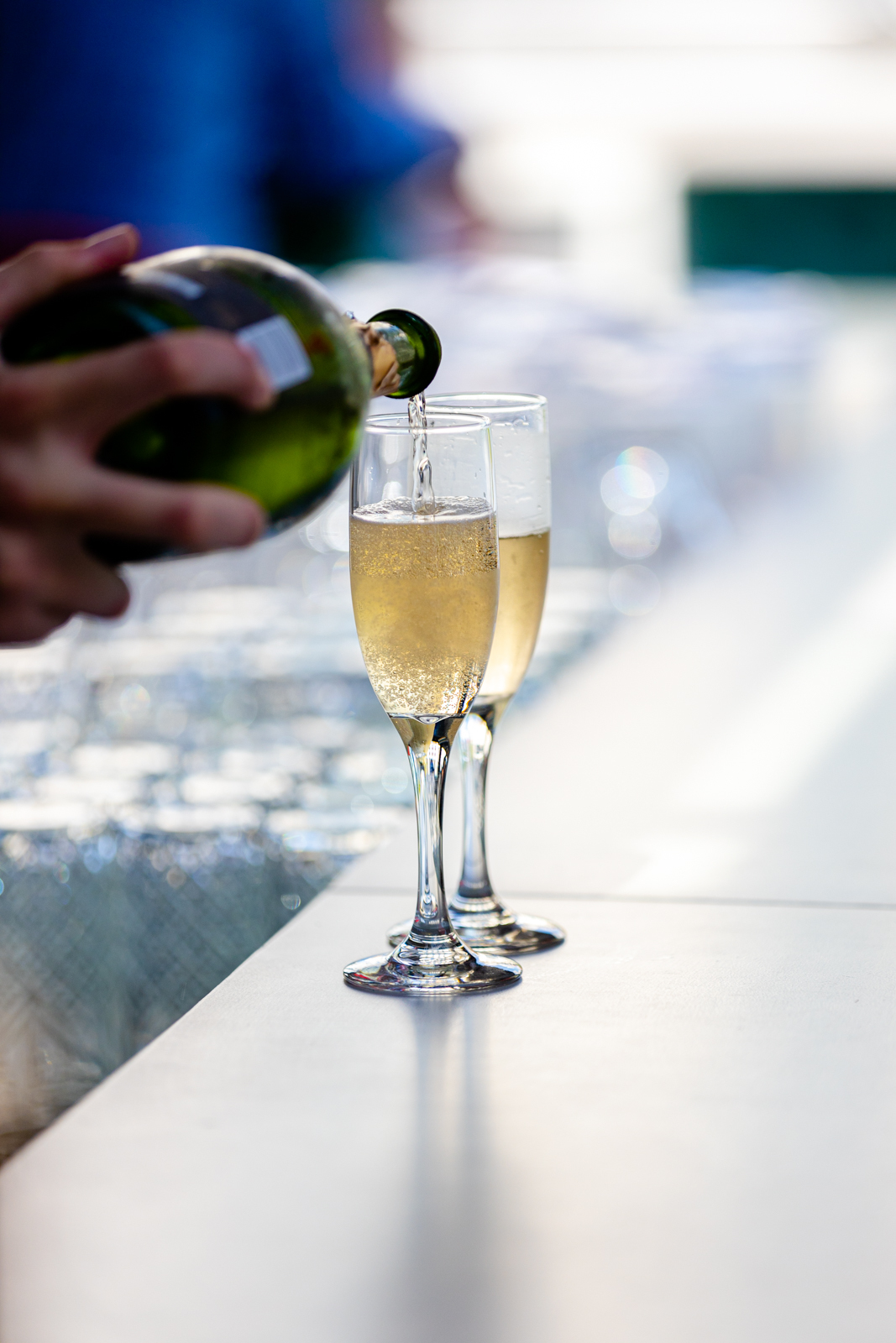 Deux flûtes à champagne