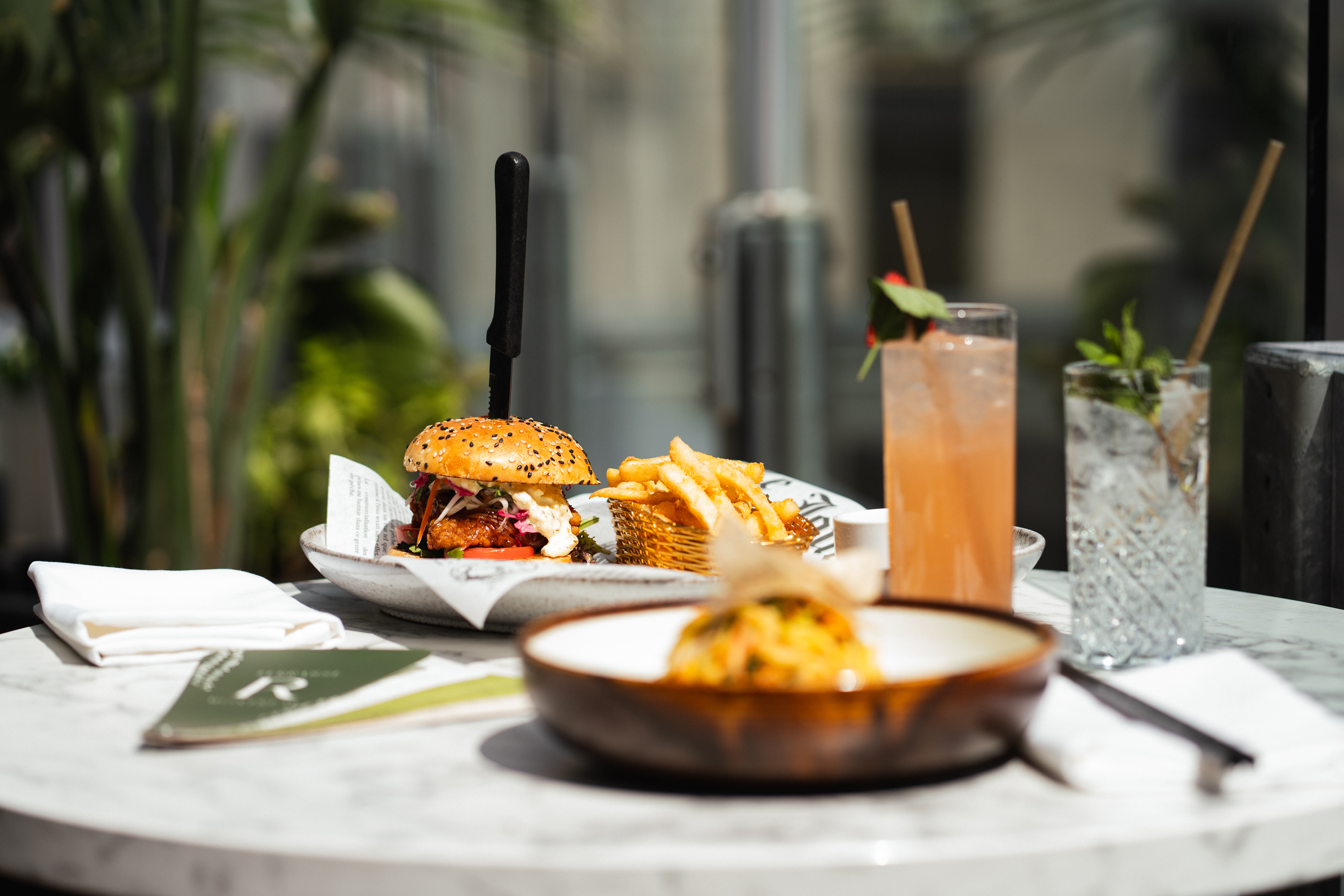 Burger et cocktails